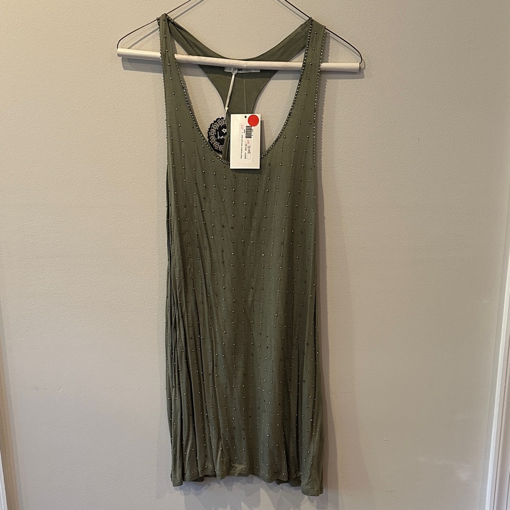 Hazel Olive Green Tank Top